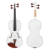 Glarry GV103 4/4 Spruce Panel Violin White